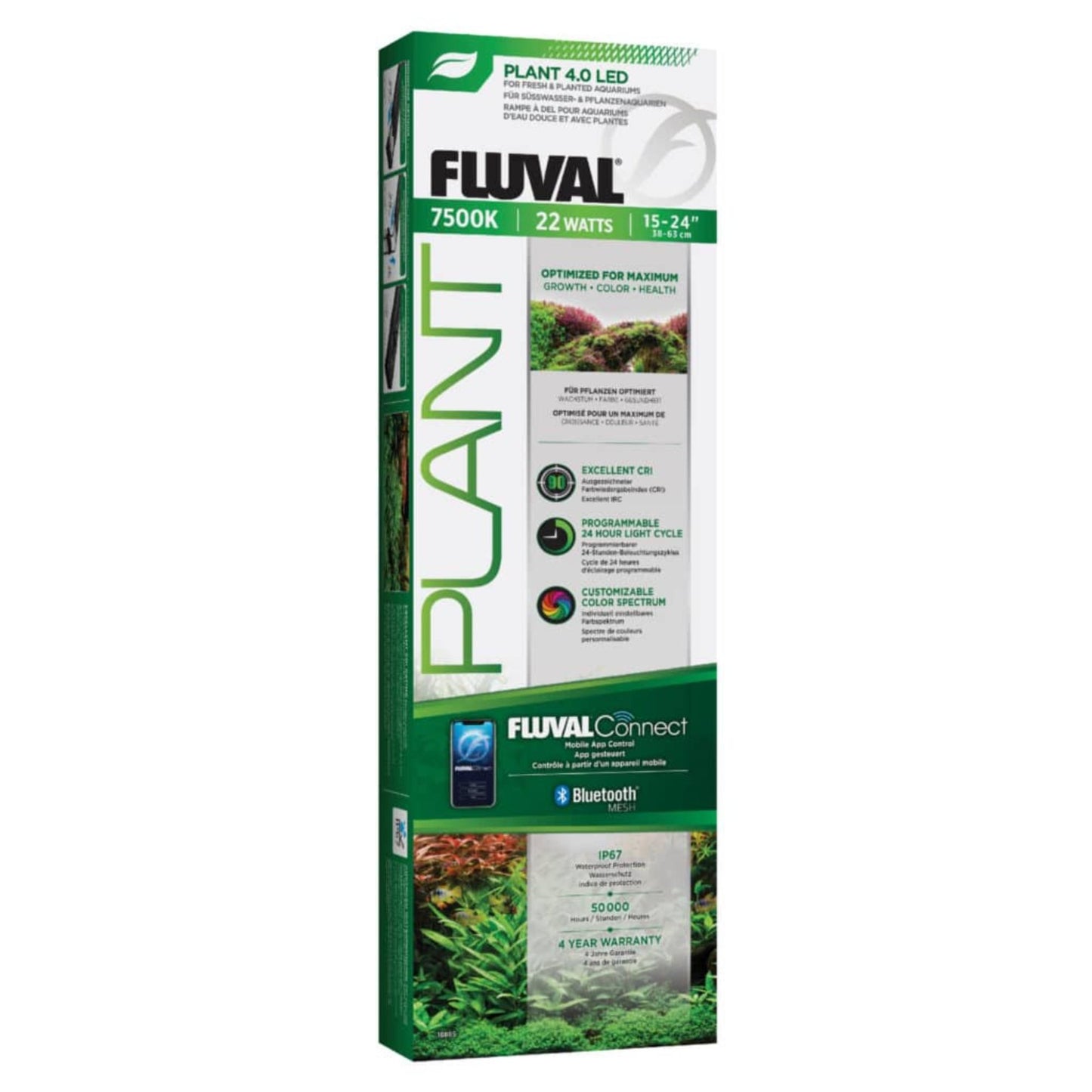 Fluval LED Plant 4.0 22w Bluetooth Mesh 38cm