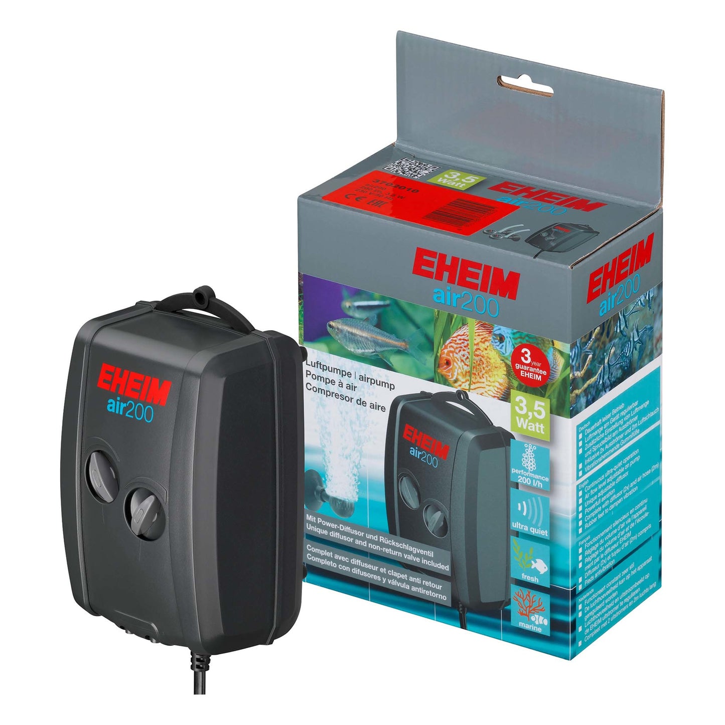 Eheim air200 Air Pump Complete (double outlet)