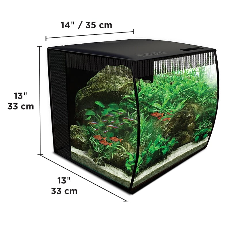 Fluval Flex Black 34L Aquarium Kit